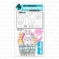 Art Impressions Peeking Bunny Clear Stamps and Dies Set 5870