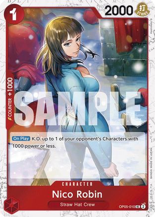 Nico Robin (Jolly Roger Foil) (OP05-010) - Foil Uncommon - Premium Booster -The Best-