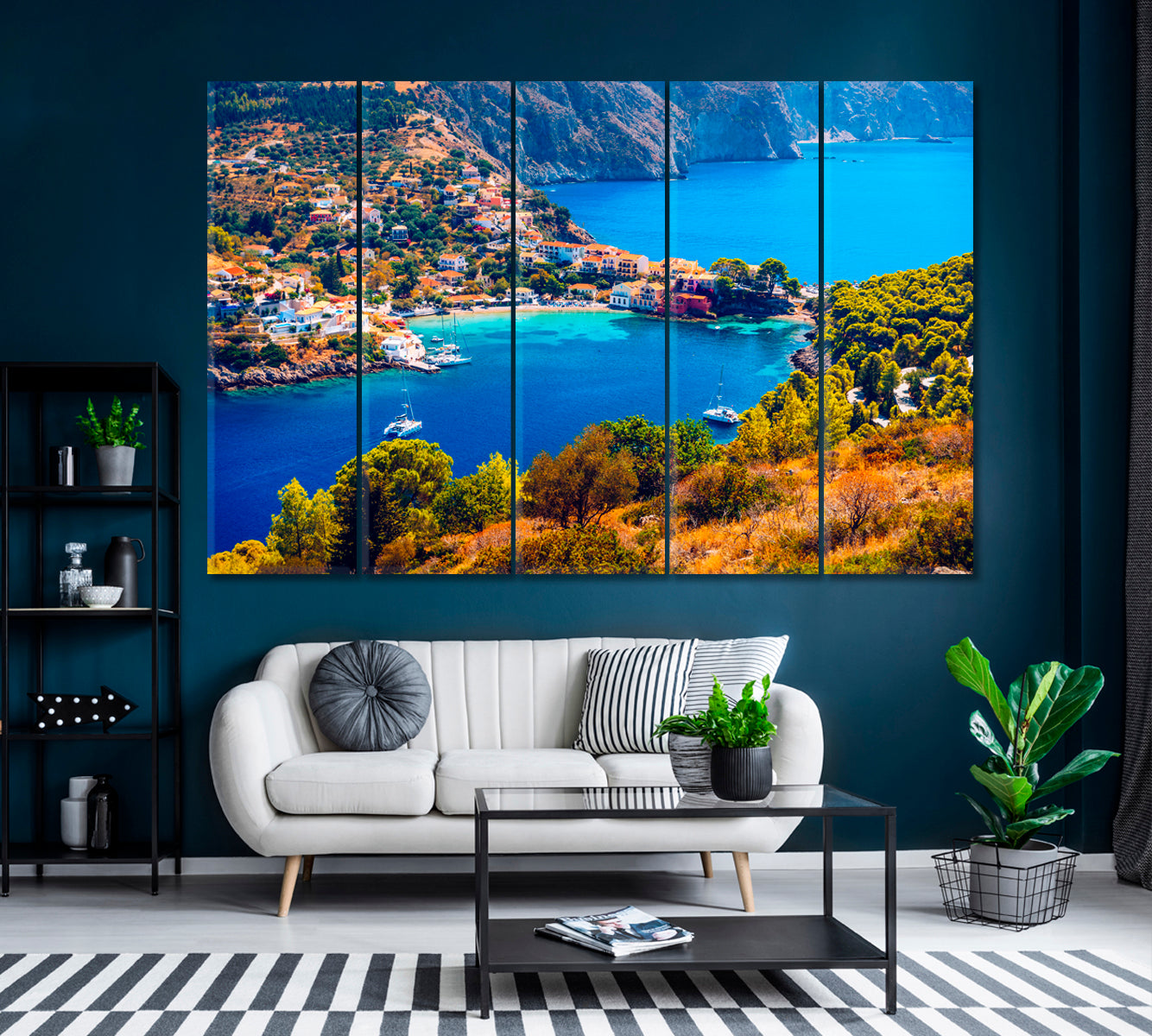 Ionian Island Kefalonia Greece Canvas Print ArtLexy 5 Panels 36"x24" inches