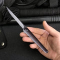 2026 Survival Knife Folding Knife Hunting Knife Assisted Knife Handle Wood | POPOTR™
