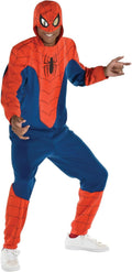 Party City Spider-Man Suit Costume for Men - Marvel Comics Superhero One-Piece Costume - Costumes for Halloween, Birthday Parties & Themed Events