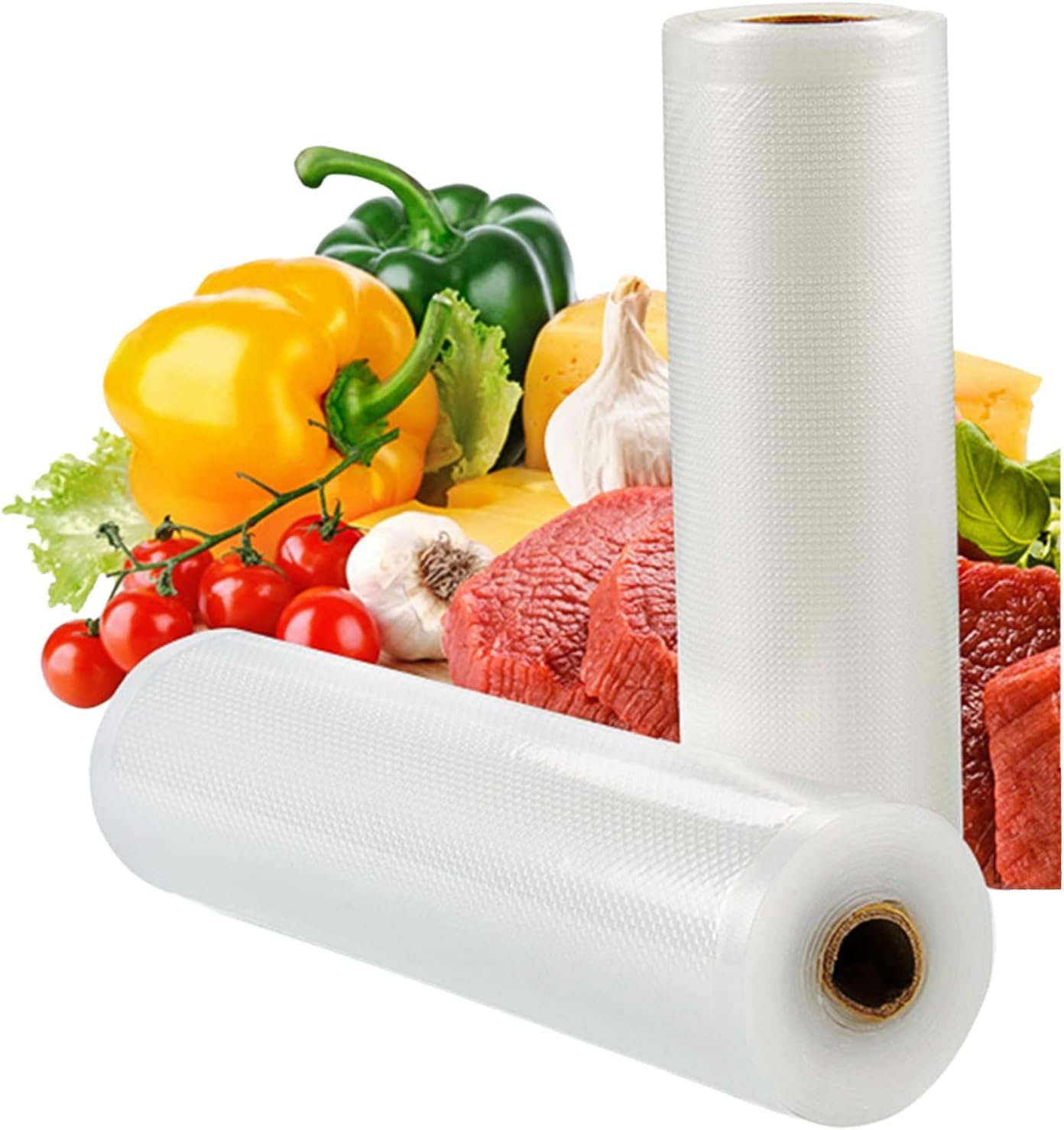 Vacuum Sealer Bags by [Brand Name] - Heavy Duty 8mil Rolls (2-Pack) | BPA-Free for Sous Vide & Meal Prep