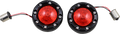 Bullet Turn Signal 1156 - Black - Red Lens