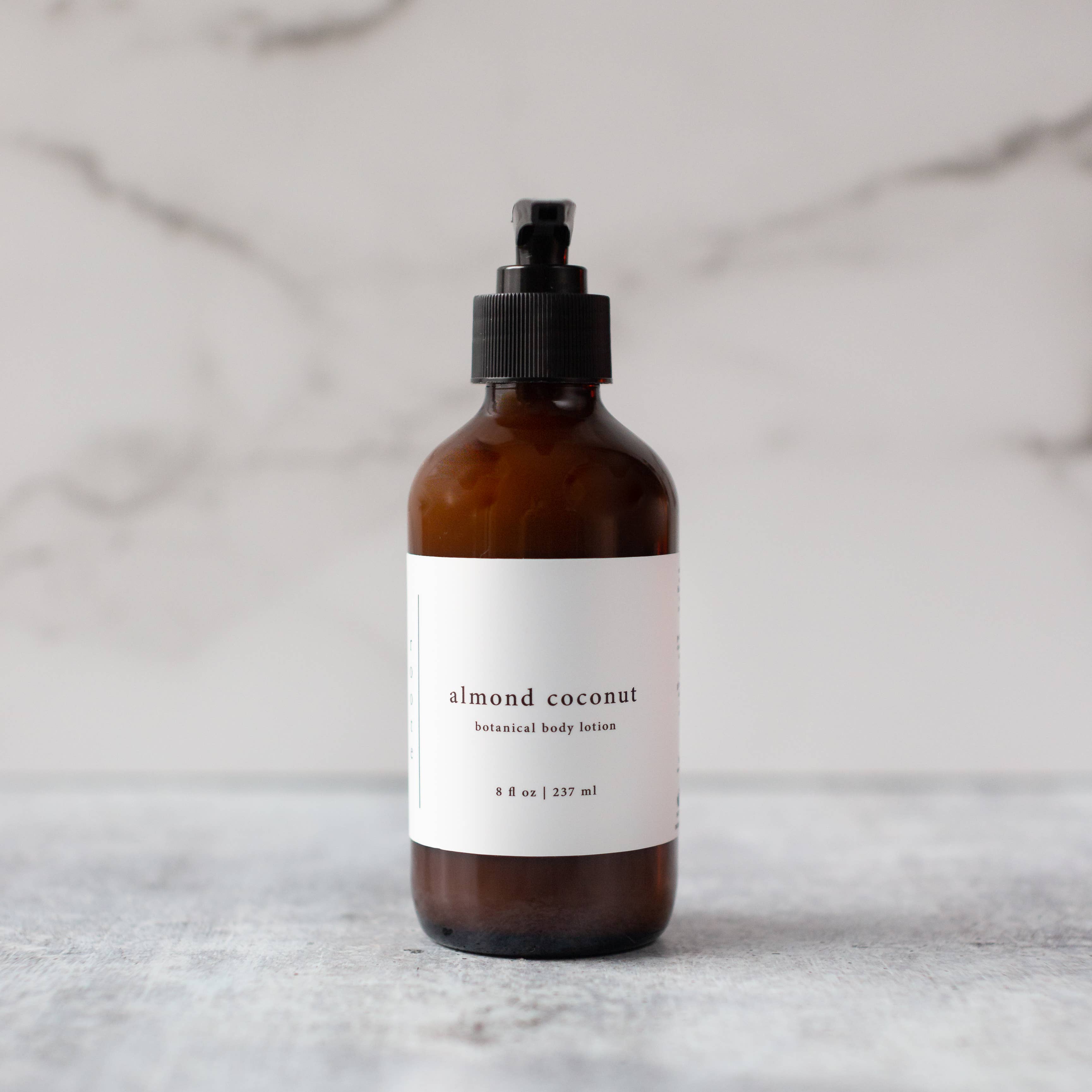 Almond Coconut Body Lotion Glass Bottle