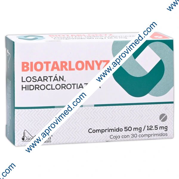 BIOTARLONYZ c/30 COMPS. 50/12.5 MG.