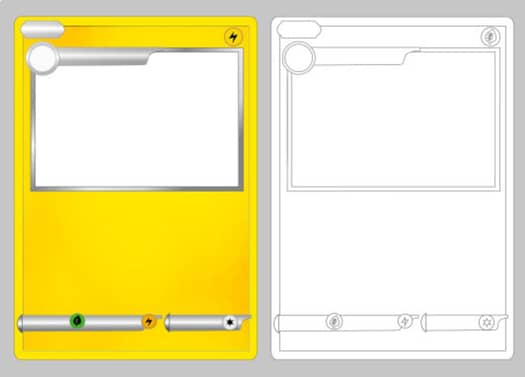 Pokemon Card Template Printable by Joana's Classroom