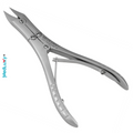 Medluxy - Nageltang - Dubbele Scharnier - Hoektang - Holle Gebogen Snijvlak - 15 cm - MP0095