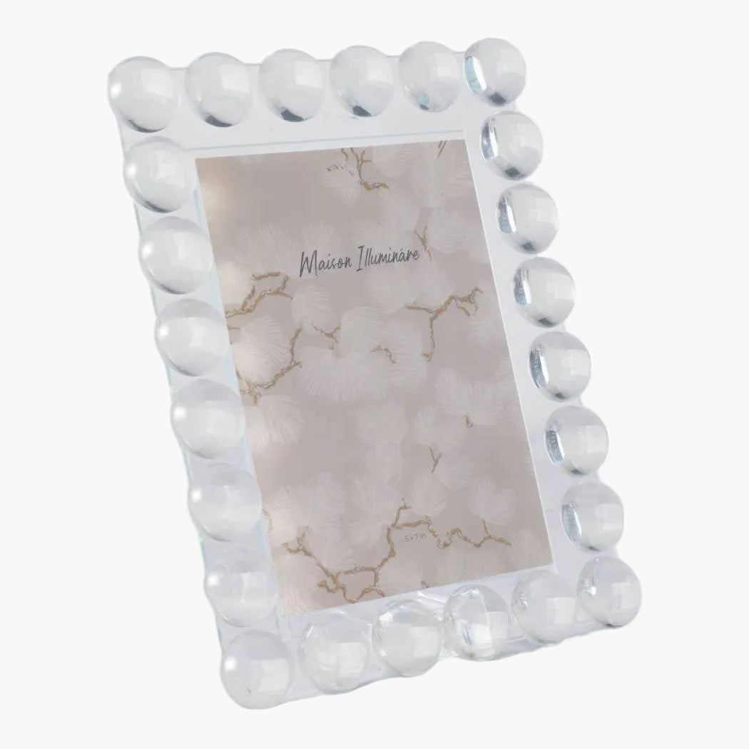 Crystal Bubble Spherical Border Photo Frame - 5x7 in.