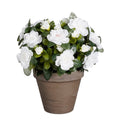 Azalea kunstplant wit, 31 cm