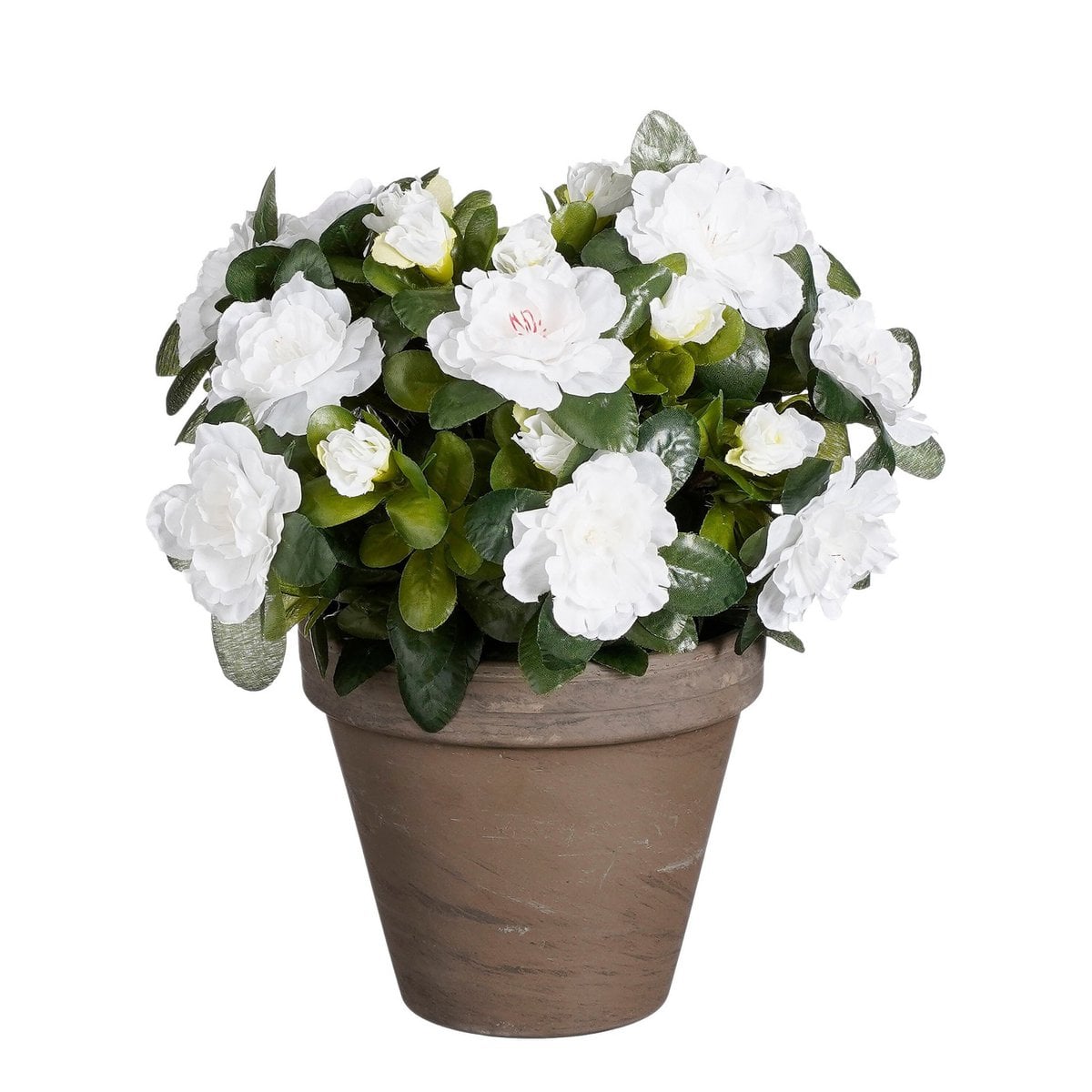 Azalea kunstplant wit, 31 cm
