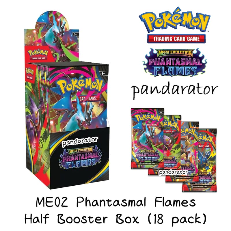 ME02 Phantasmal Flames Half Booster Box (18 pack)