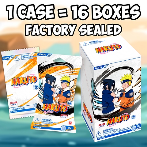 CASE of 16 Booster Boxes] Kayou Naruto Series 3 - Chapter Jin Booster Box