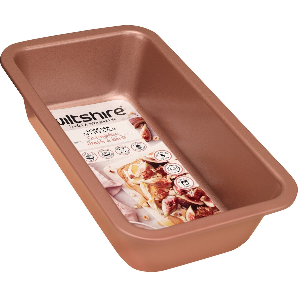Wiltshire Rose Gold Loaf Pan Each