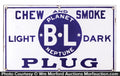 Planet Neptune Tobacco Porcelain Sign • Antique Advertising