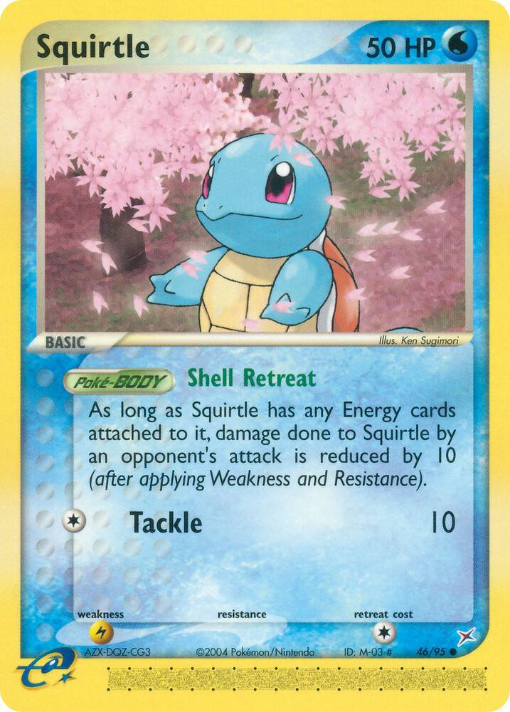 2004 Pokemon EX Team Magma vs Team Aqua #46/95 Squirtle CGC 10
