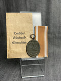 GERMAN WW2 UNISSUED WEST WALL MEDAL W/ RIBBON & FACTORY PACKET BY CARL POELLATH #2