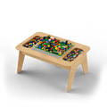 Building Bricks Activity Table (LEGO Compatible) - without Bottom Shelf Base Fern Kids