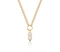 Round Cuddle Double Tip Necklace