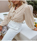Stilla | Elegant og Trendy Fritidsbluse Skjorte til Kvinder med Lange Ærmer.