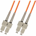 9M SC-SC Duplex Multimode Fiber Optic Cable 50/125 Indoor/Outdoor