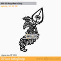 2D Modern Art Murugan Metal Art Design