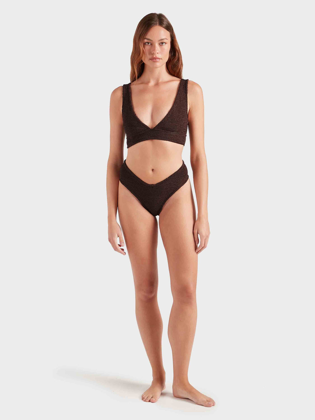 Angel Bikini - Metallic Chocolate
