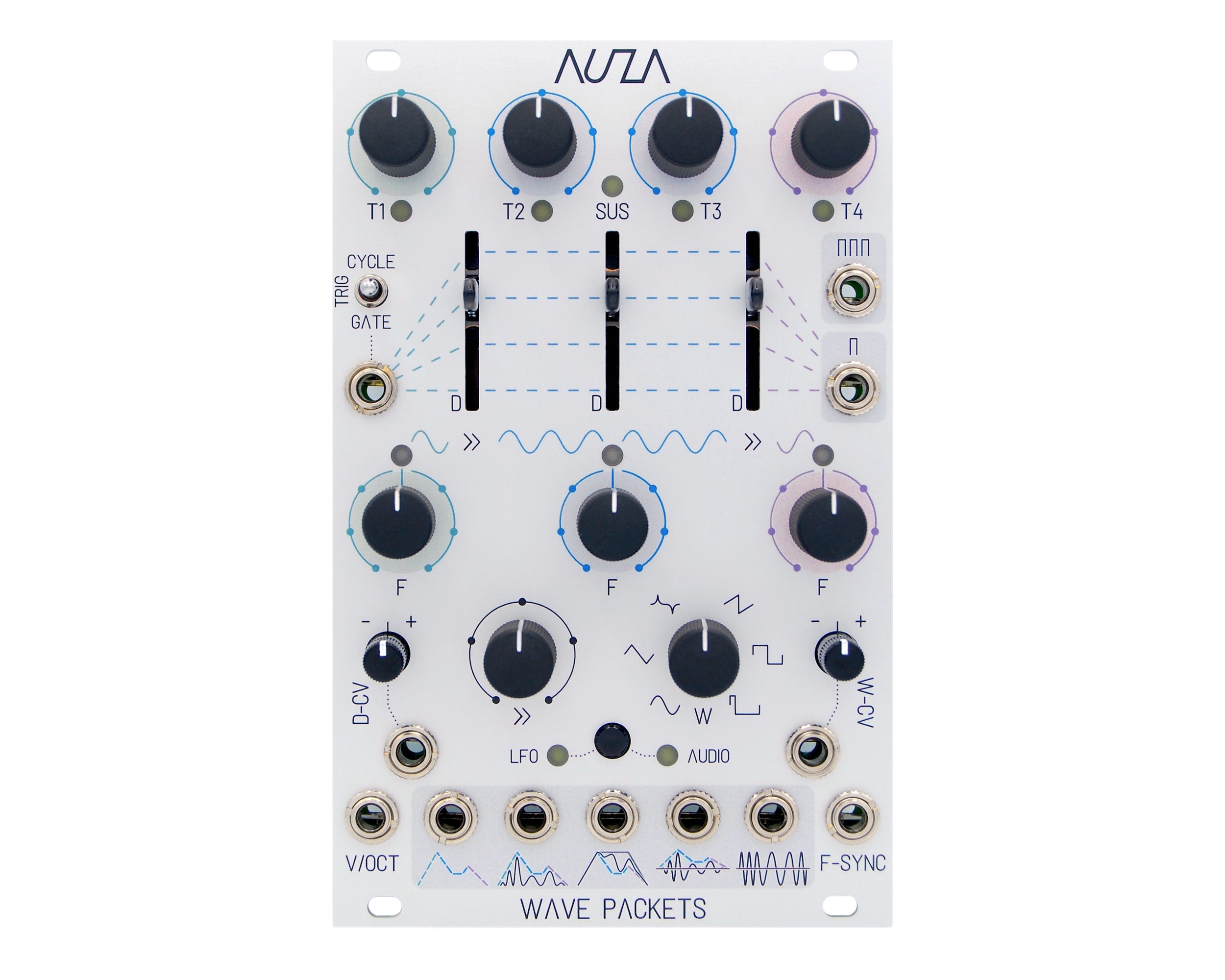 Auza Wave Packets Wave Source Eurorack Module