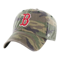 47 Brand Clean Up Boston Red Sox Strapback Hat — Camo Adjustable Cap