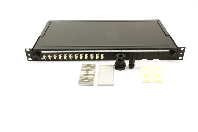 Glasvezelpaneel compleet Multi Mode – LC duplex 12 voudig