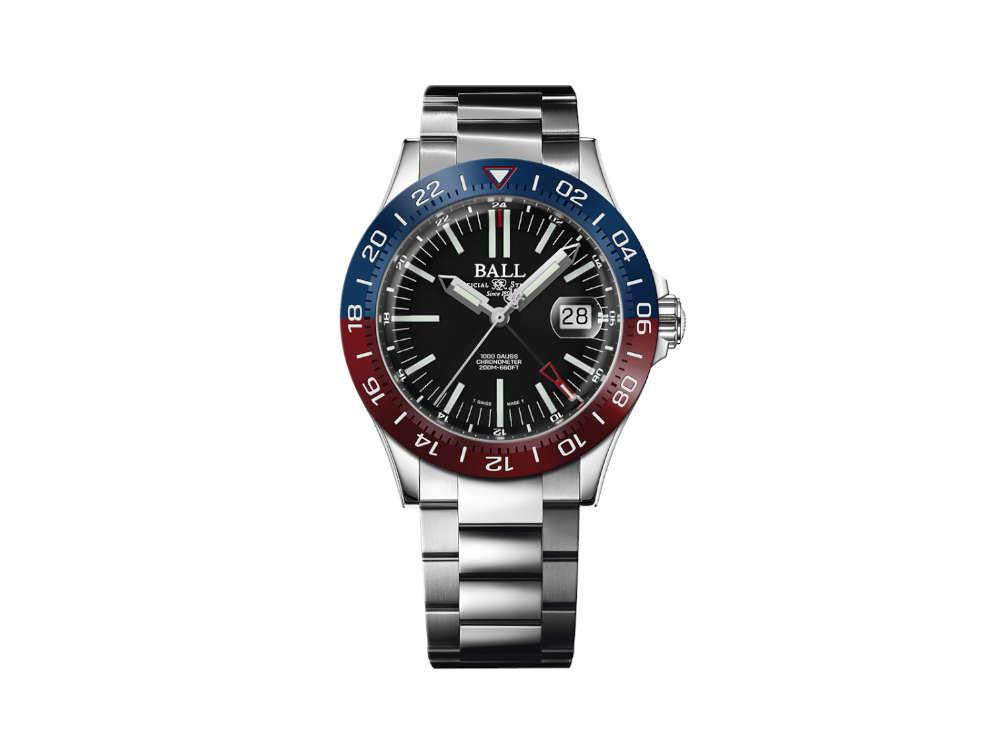 Ball Engineer III Outlier GMT Automatik Uhr, Schwarz, 40 mm, DG9002B-S2C-BK