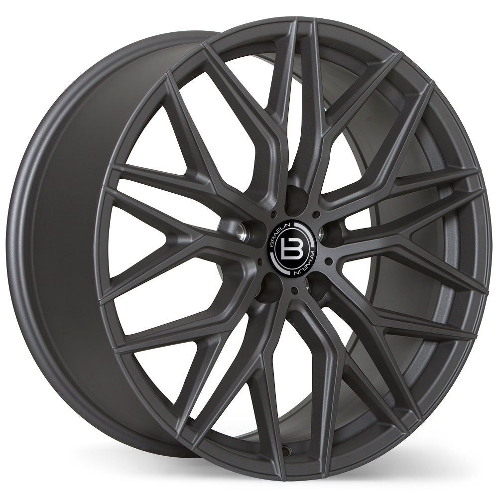 Braelin BR10 Matte Graphite 19x8.5 +45 5x112 66.5