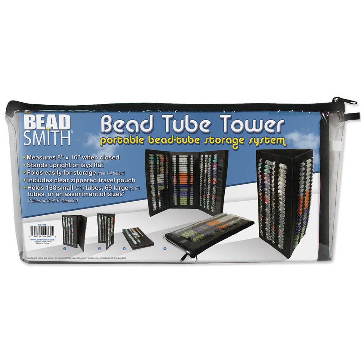 BEAD TOWER- ROUND TUBES.