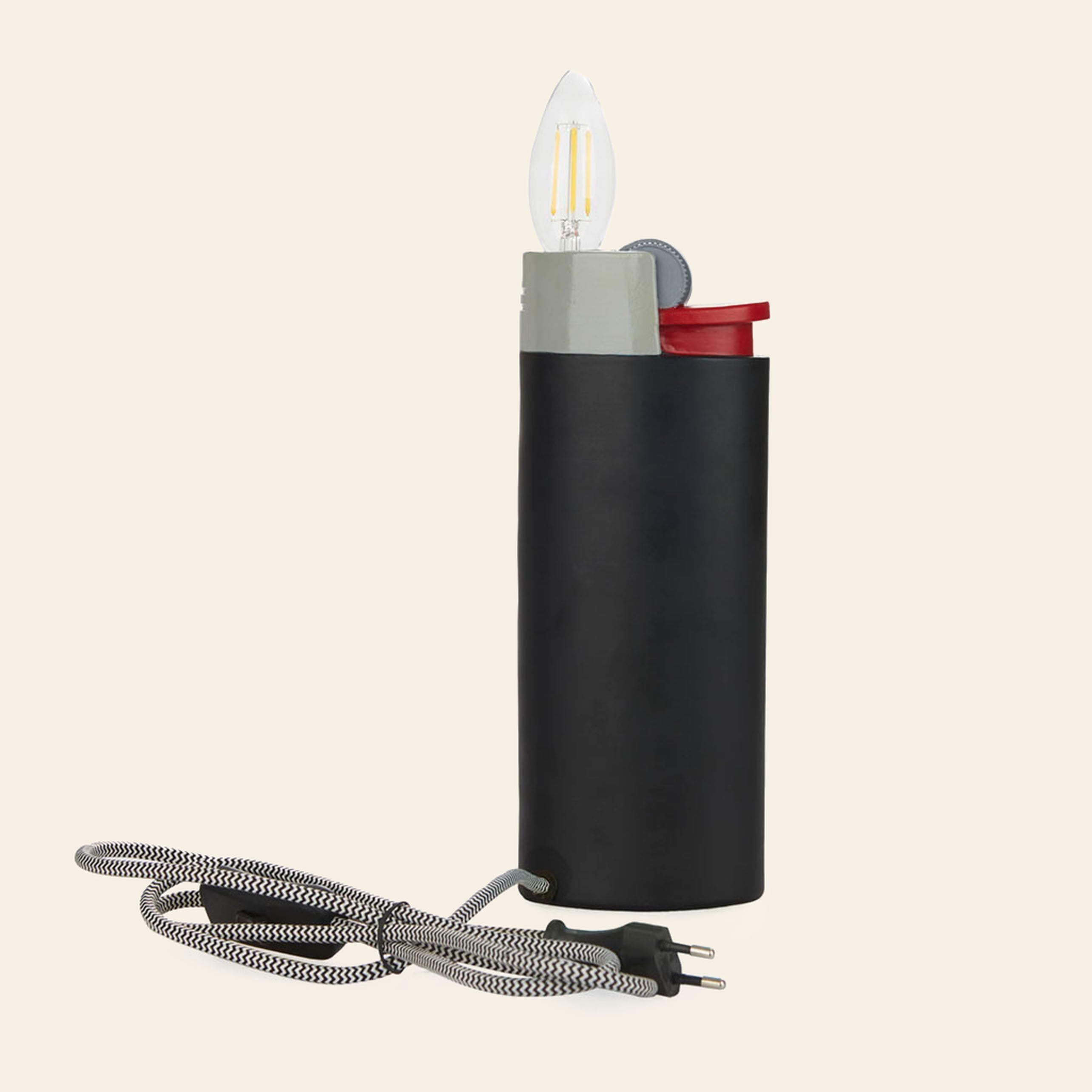 Balvi Lighter Table Lamp Black