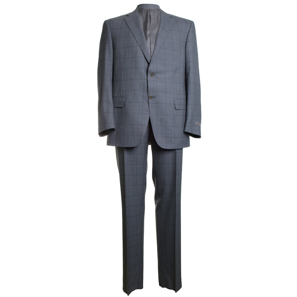 Windowpane Plaid Suit