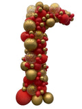Chinese New Year Red Chrome Gold Confetti Garland Balloon Arch