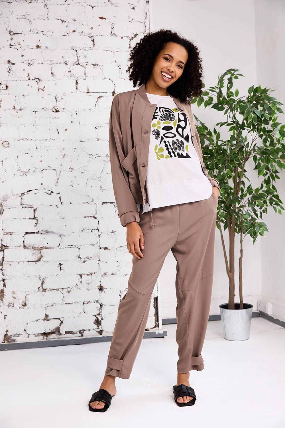 PERUZZI Button Detail Trouser