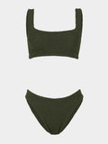 Coverage Xandra Bikini - Metallic Khaki