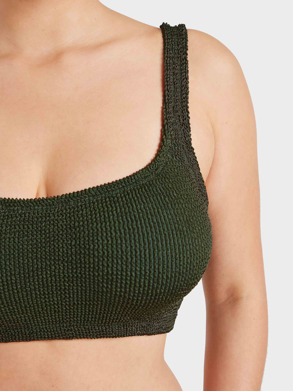 Coverage Xandra Bikini - Metallic Khaki