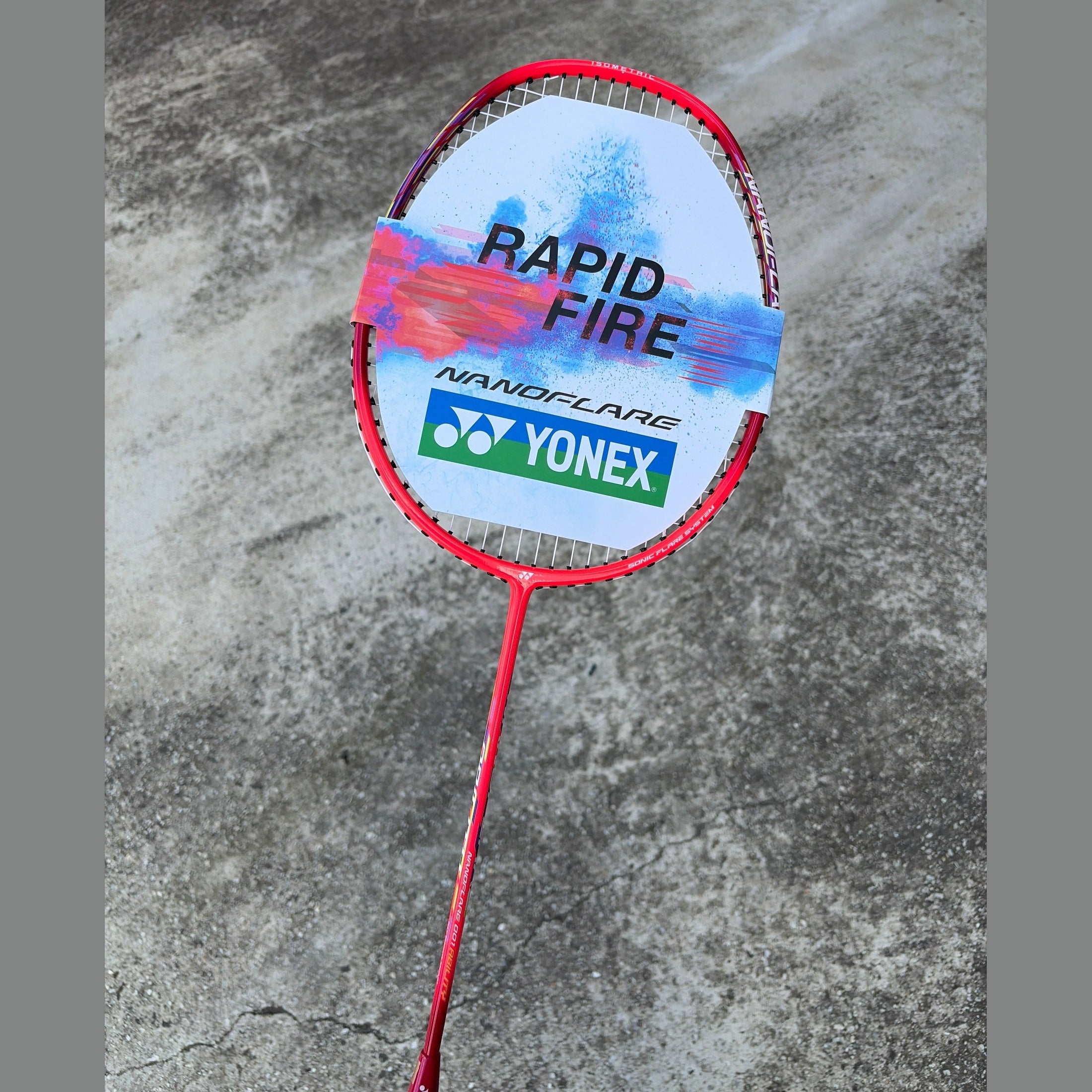 YONEX Nanoflare 001 Ability Badminton Racket Flash Red 5U*5 Strung product image - YONEX Badminton Racket