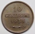 10 centesimi 1935