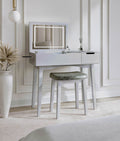 Selena Grey Dressing Table With LED Mirror