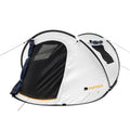 Pop Up Tent Dome cream kupoltält med 2000 mm vattenpelare kompakt hopvikt redo för camping och festivaler