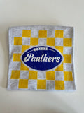 Gold/Blue Panthers Checkered Football Spirit Tee