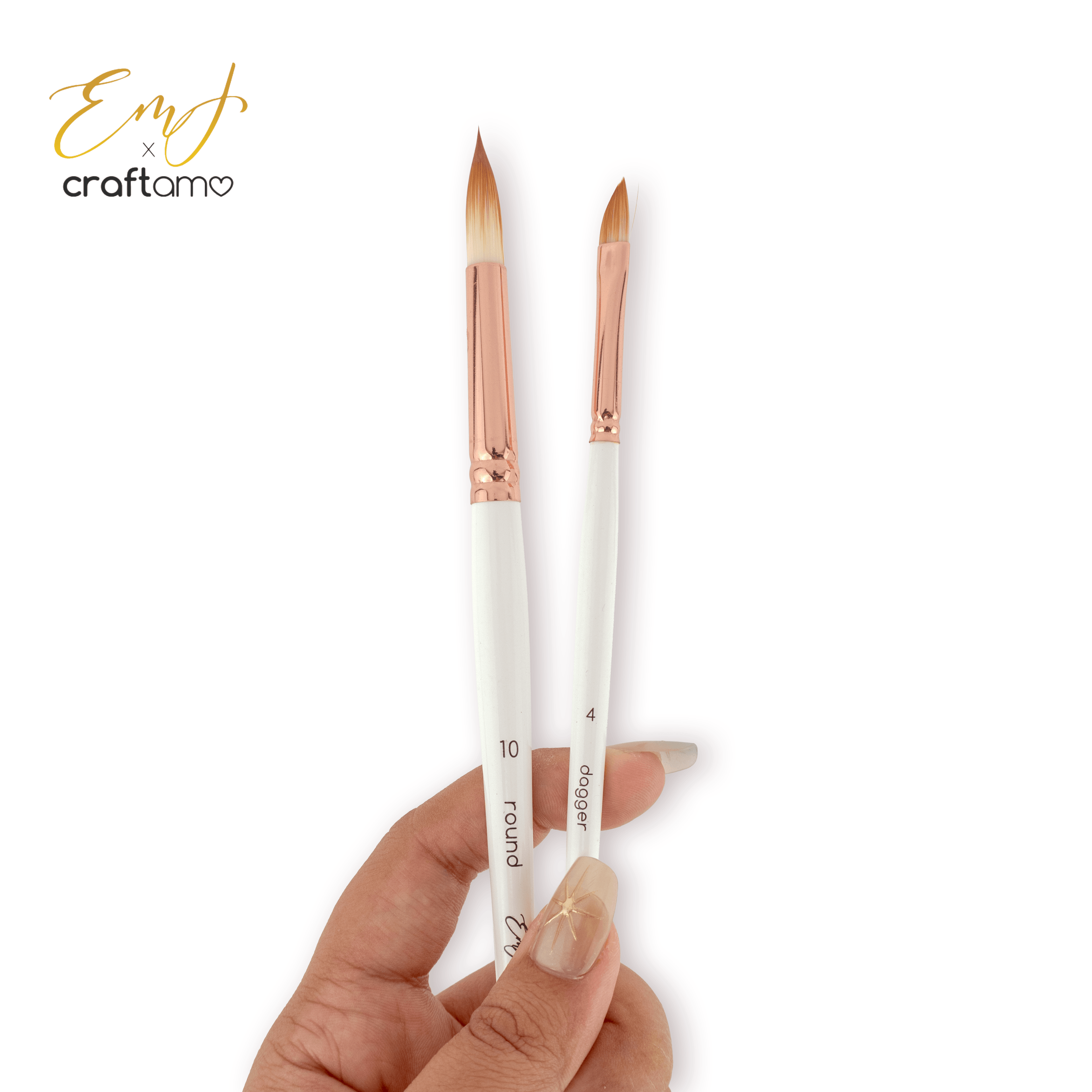 Emma Lefebvre | Dagger & Round Duo Brush Set