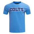 NFL INDIANAPOLIS COLTS CLASSIC CHENILLE SINGLE JERSEY TEE (UNIVERSITY BLUE)