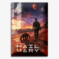Flex Designs Metal Poster Project Hail Mary Rocky 11 x 17" Home Goods - Movie 2026 Movie Metal Poster