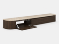 Dulce Japandi Tv-meubel 272 x 32 x 28 cm - Walnoot Travertine