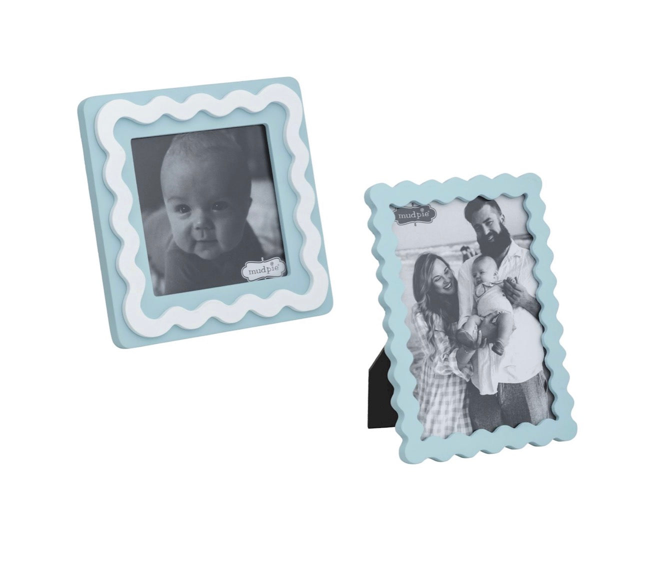 Blue Wood Frames
