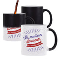 Mug magique Eboueur Homme Meilleur de monde | Tasse Métier imprimée en France - Planetee