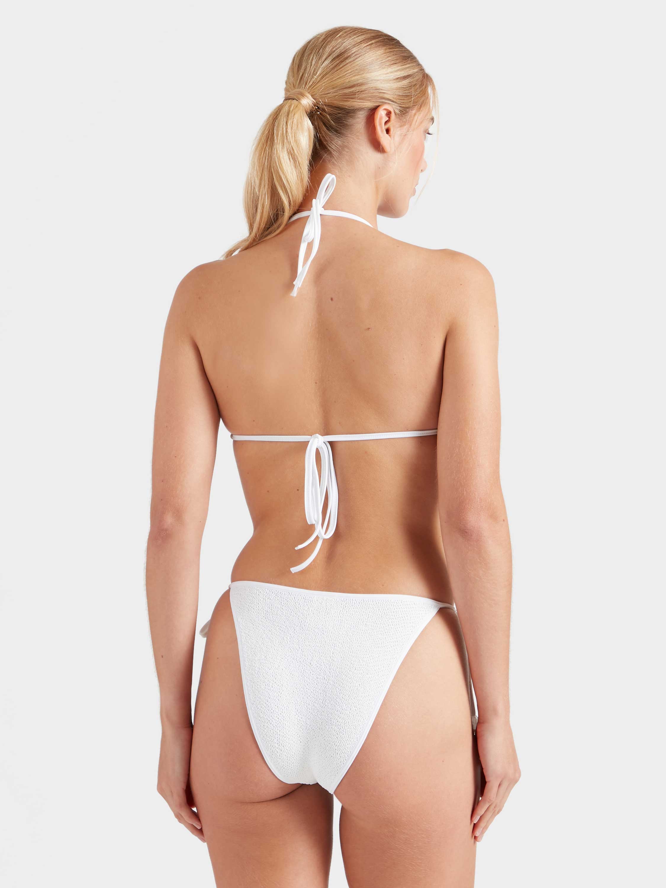 Gina Beaded Bikini - White